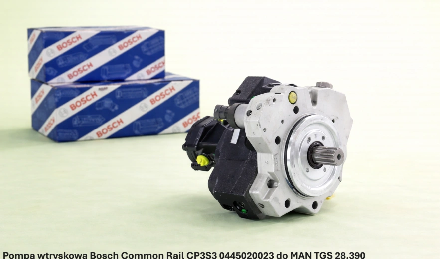 Pompa wtryskowa Bosch Common Rail CP3S3 0445020023 do MAN TGS 28.390 – D2066 – LF02 - nowa, regeneracja, cena