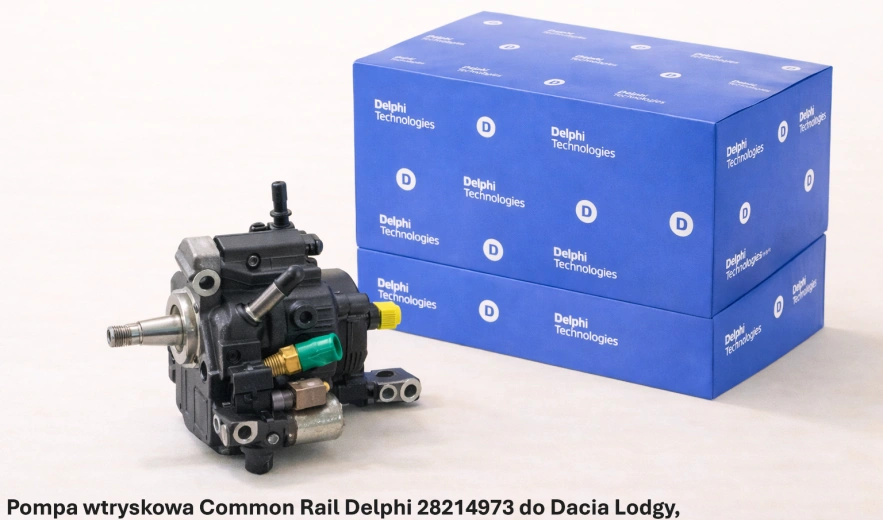 Pompa wtryskowa Common Rail Delphi 28214973 do Dacia Lodgy, 66-79kW– nowa, regeneracja
