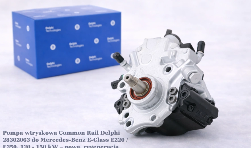 Pompa wtryskowa Common Rail Delphi 28302063 do Mercedes-Benz E-Class E220 / E250, 120 - 150 kW – nowa, regeneracja