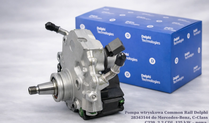 Pompa wtryskowa Common Rail Delphi 28343144 do Mercedes-Benz, C-Class C220, 2.2 CDI, 125 kW – nowa, regeneracja