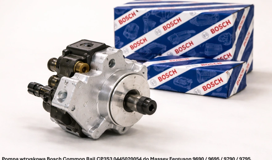 Pompa wtryskowa Bosch Common Rail CP3S3 0445020054 do Massey Ferguson 9690 / 9695 / 9790 / 9795, 8.4 l, 84 CTA / Citius - nowa, regeneracja, cena