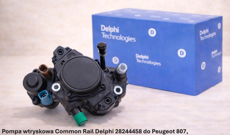 Pompa wtryskowa Common Rail Delphi 28244458 do Peugeot 807, 100-120kW– nowa, regeneracja