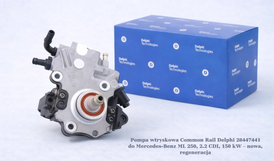 Pompa wtryskowa Common Rail Delphi 28447441 do Mercedes-Benz ML 250, 2.2 CDI, 150 kW – nowa, regeneracja