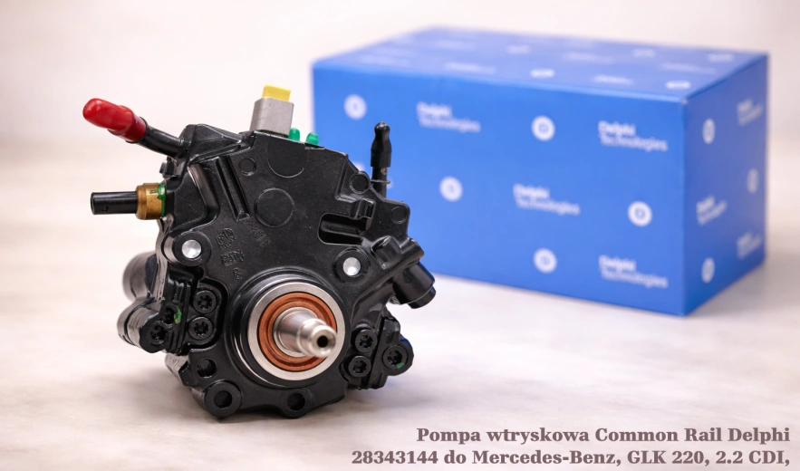 Pompa wtryskowa Common Rail Delphi 28343144 do Mercedes-Benz, GLK 220, 2.2 CDI, 120 kW, 125 kW – nowa, regeneracja