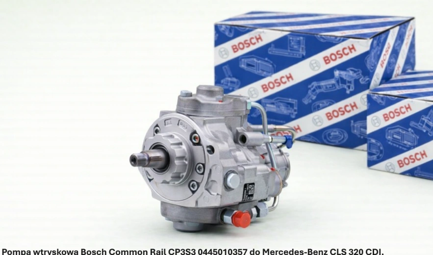 Pompa wtryskowa Bosch Common Rail CP3S3 0445010357 do Mercedes-Benz CLS 320 CDI, 3.0 V6 - nowa, regeneracja, cena