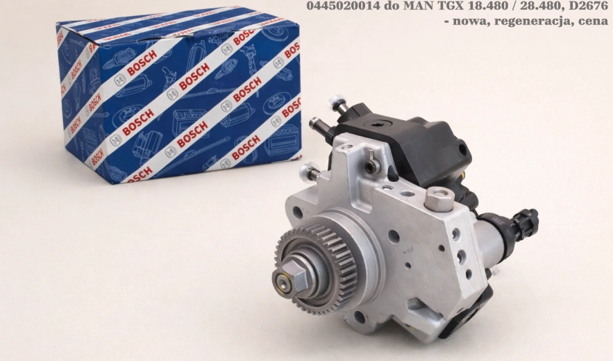 Pompa wtryskowa Bosch Common Rail CP3S3 0445020014 do MAN TGX 18.480 / 28.480, D2676 - nowa, regeneracja, cena