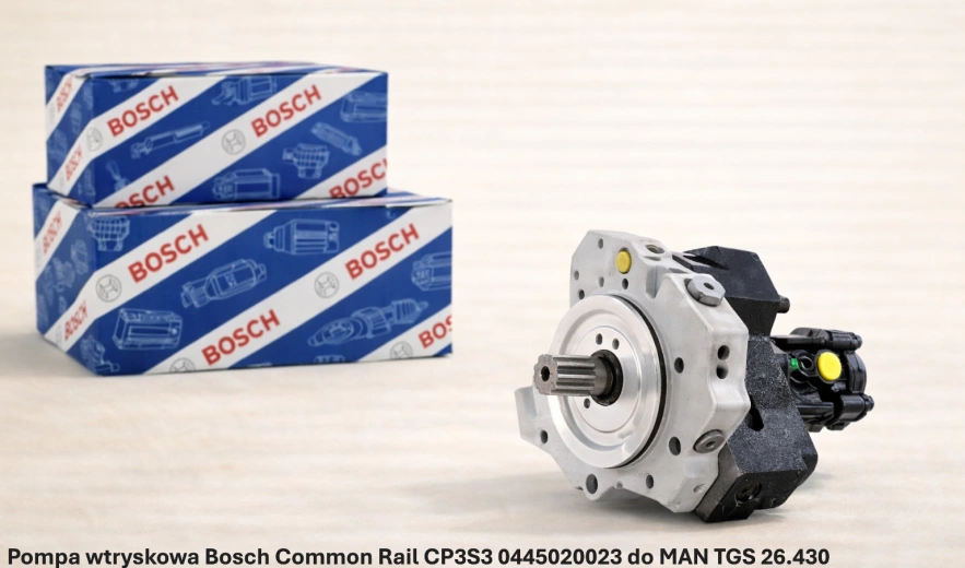 Pompa wtryskowa Bosch Common Rail CP3S3 0445020023 do MAN TGS 26.430 – D2066 – LF01 - nowa, regeneracja, cena