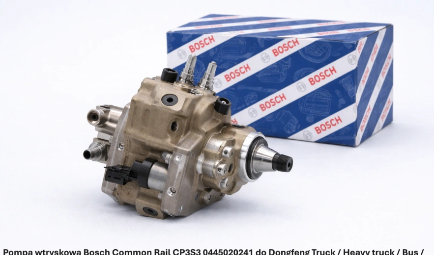 Pompa wtryskowa Bosch Common Rail CP3S3 0445020241 do Dongfeng Truck / Heavy truck / Bus / Van / Commercial vehicle, ISDe210, 6.7 l - nowa, regeneracja, cena