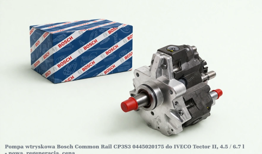 Pompa wtryskowa Bosch Common Rail CP3S3 0445020175 do IVECO Tector II, 4.5 / 6.7 l - nowa, regeneracja, cena