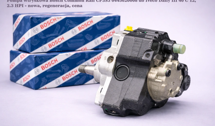 Pompa wtryskowa Bosch Common Rail CP3S3 0445020008 do Iveco Daily III 40 C 12, 2.3 HPI - nowa, regeneracja, cena