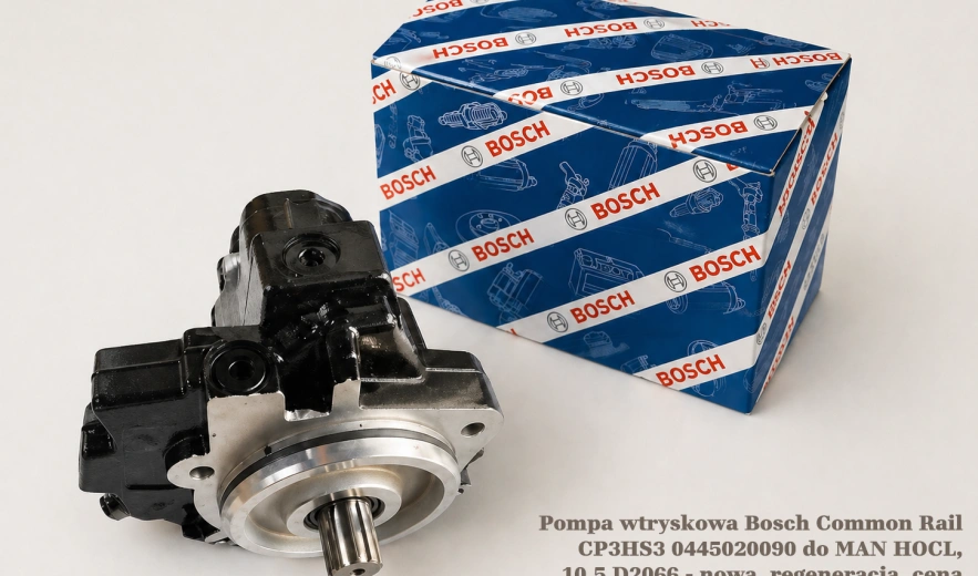 Pompa wtryskowa Bosch Common Rail CP3HS3 0445020090 do MAN HOCL, 10.5 D2066 - nowa, regeneracja, cena