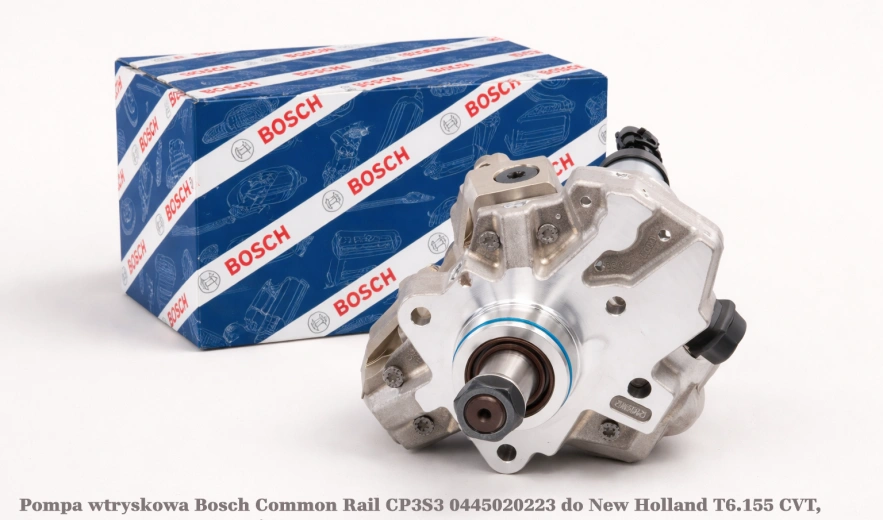 Pompa wtryskowa Bosch Common Rail CP3S3 0445020223 do New Holland T6.155 CVT, 4.5 FPT - nowa, regeneracja, cena