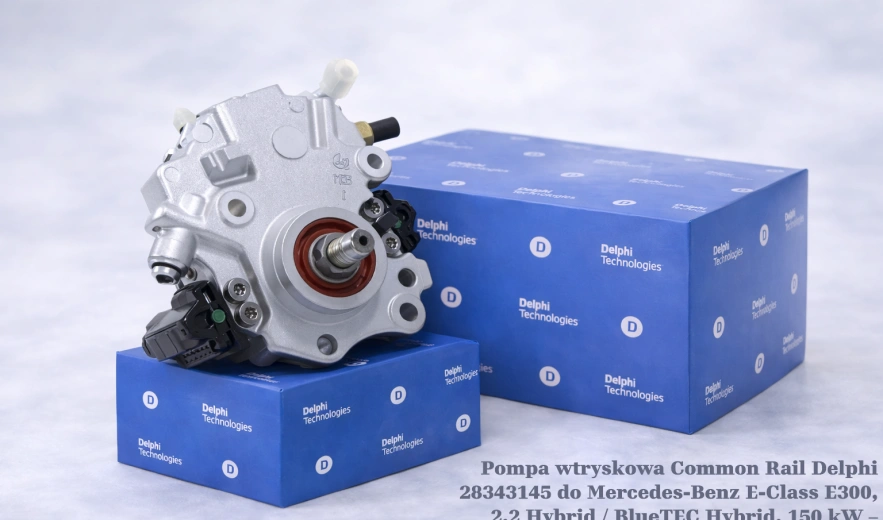 Pompa wtryskowa Common Rail Delphi 28343145 do Mercedes-Benz E-Class E300, 2.2 Hybrid / BlueTEC Hybrid, 150 kW – nowa, regeneracja