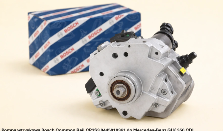 Pompa wtryskowa Bosch Common Rail CP3S3 0445010361 do Mercedes-Benz GLK 350 CDI - 3.0 V6 - nowa, regeneracja, cena