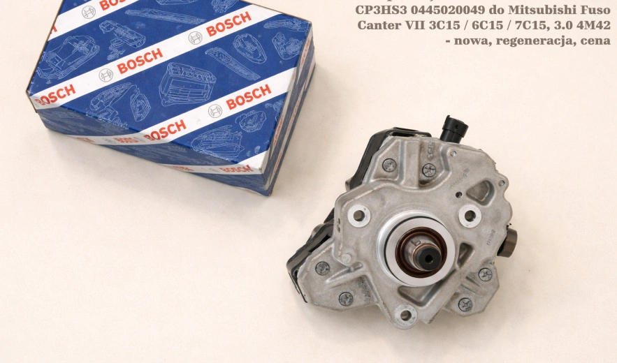 Pompa wtryskowa Bosch Common Rail CP3HS3 0445020049 do Mitsubishi Fuso Canter VII 3C15 / 6C15 / 7C15, 3.0 4M42 - nowa, regeneracja, cena