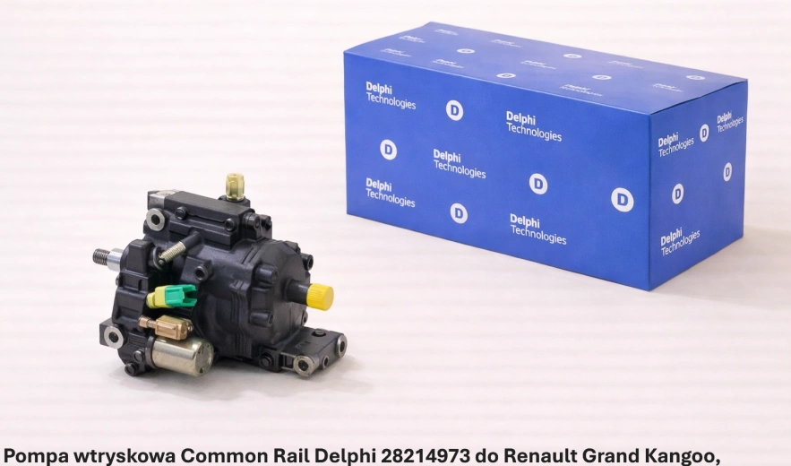 Pompa wtryskowa Common Rail Delphi 28214973 do Renault Grand Kangoo, 66kW– nowa, regeneracja