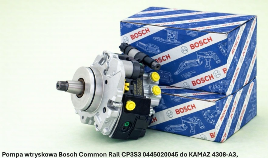 Pompa wtryskowa Bosch Common Rail CP3S3 0445020045 do KAMAZ 4308, 6.7l - nowa, regeneracja, cena