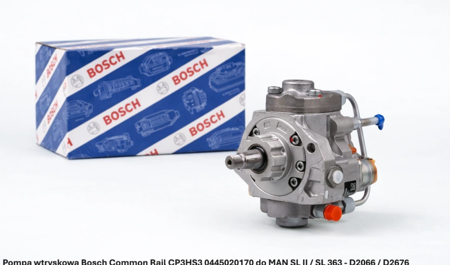 Pompa wtryskowa Bosch Common Rail CP3HS3 0445020170 do MAN SL II / SL 363 - D2066 / D2676 - nowa, regeneracja, cena