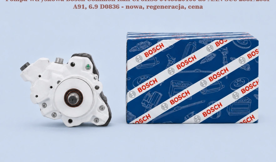Pompa wtryskowa Bosch Common Rail CP3HS3 0445020100 do MAN SÜe 253F/293F A91, 6.9 D0836 - nowa, regeneracja, cena