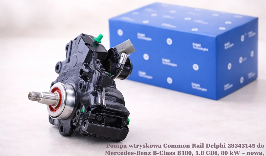 Pompa wtryskowa Common Rail Delphi 28343145 do Mercedes-Benz B-Class B180, 1.8 CDI, 80 kW – nowa, regeneracja