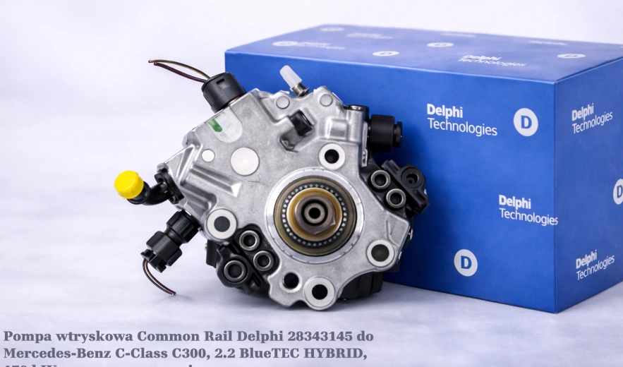 Pompa wtryskowa Common Rail Delphi 28343145 do Mercedes-Benz C-Class C300, 2.2 BlueTEC HYBRID, 170 kW – nowa, regeneracja