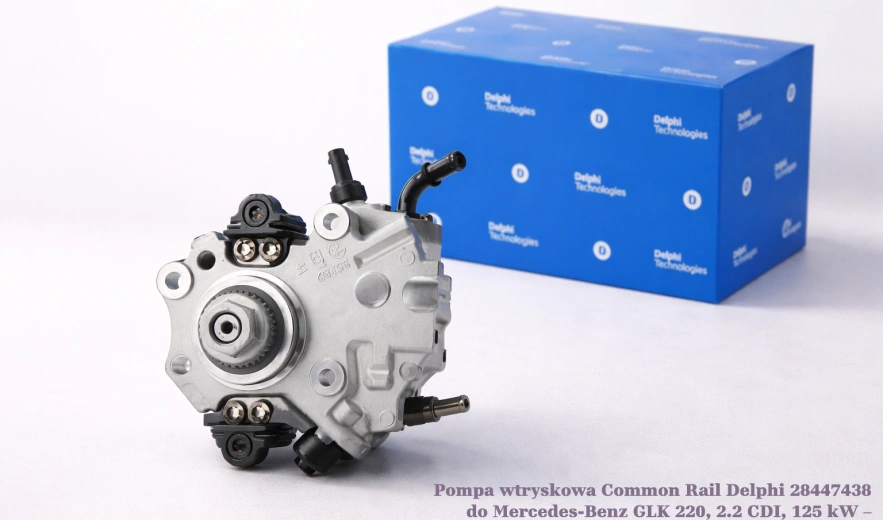 Pompa wtryskowa Common Rail Delphi 28447438 do Mercedes-Benz GLK 220, 2.2 CDI, 125 kW – nowa, regeneracja