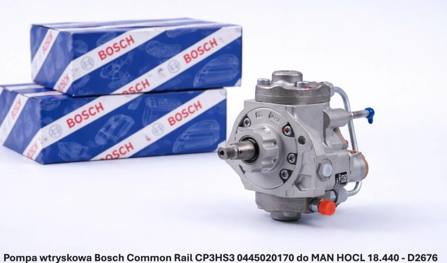 Pompa wtryskowa Bosch Common Rail CP3HS3 0445020170 do MAN HOCL 18.440 - D2676 - nowa, regeneracja, cena