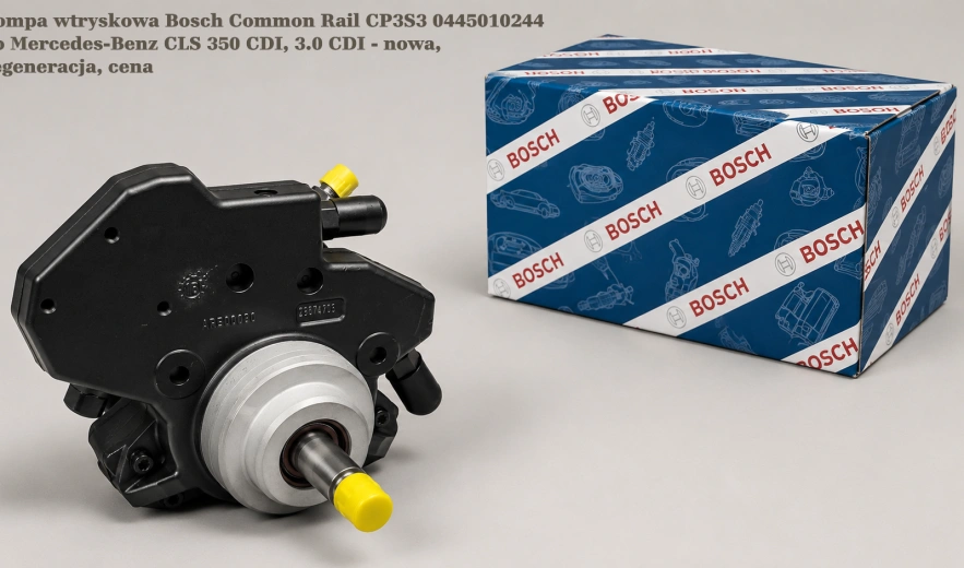 Pompa wtryskowa Bosch Common Rail CP3S3 0445010244 do Mercedes-Benz CLS 350 CDI, 3.0 CDI - nowa, regeneracja, cena