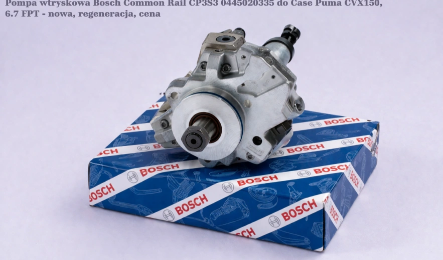 Pompa wtryskowa Bosch Common Rail CP3S3 0445020335 do Case Puma CVX150, 6.7 FPT - nowa, regeneracja, cena