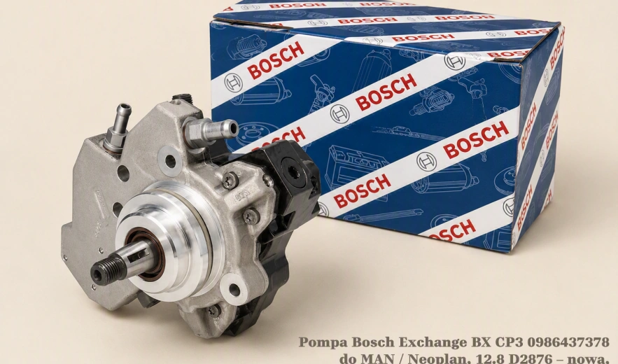 Pompa Bosch Exchange BX CP3 0986437378 do MAN / Neoplan, 12.8 D2876 – nowa, regeneracja, cena