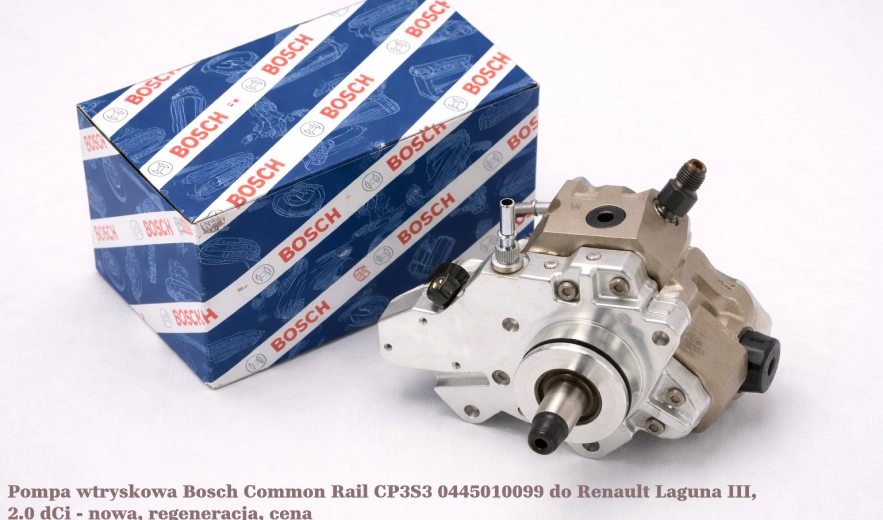 Pompa wtryskowa Bosch Common Rail CP3S3 0445010099 do Renault Laguna III, 2.0 dCi - nowa, regeneracja, cena