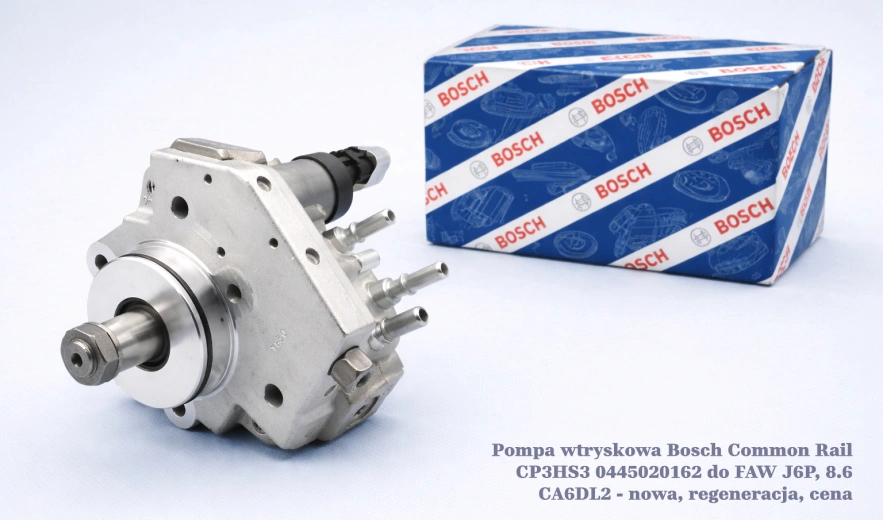 Pompa wtryskowa Bosch Common Rail CP3HS3 0445020162 do FAW J6P, 8.6 CA6DL2 - nowa, regeneracja, cena
