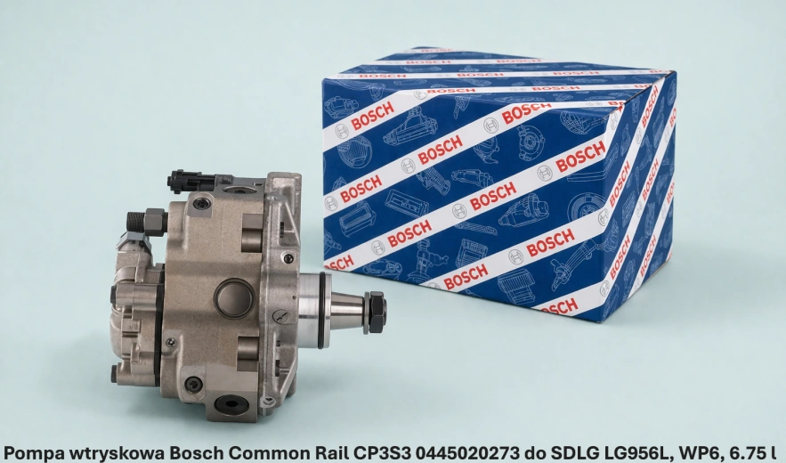 Pompa wtryskowa Bosch Common Rail CP3S3 0445020273 do SDLG LG956L, WP6, 6.75 l - nowa, regeneracja, cena