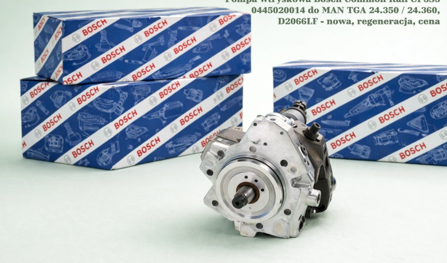 Pompa wtryskowa Bosch Common Rail CP3S3 0445020014 do MAN TGA 24.350 / 24.360, D2066LF - nowa, regeneracja, cena