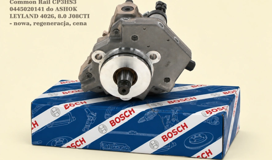 Pompa wtryskowa Bosch Common Rail CP3HS3 0445020141 do ASHOK LEYLAND 4026, 8.0 J08CTI - nowa, regeneracja, cena