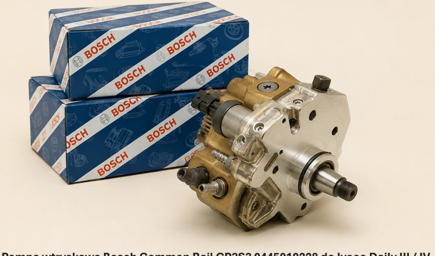 Pompa wtryskowa Bosch Common Rail CP3S3 0445010228 do Iveco Daily III / IV, 3.0 HPT, Van / Bus / Platform-Chassis / Kipper - nowa, regeneracja, cena