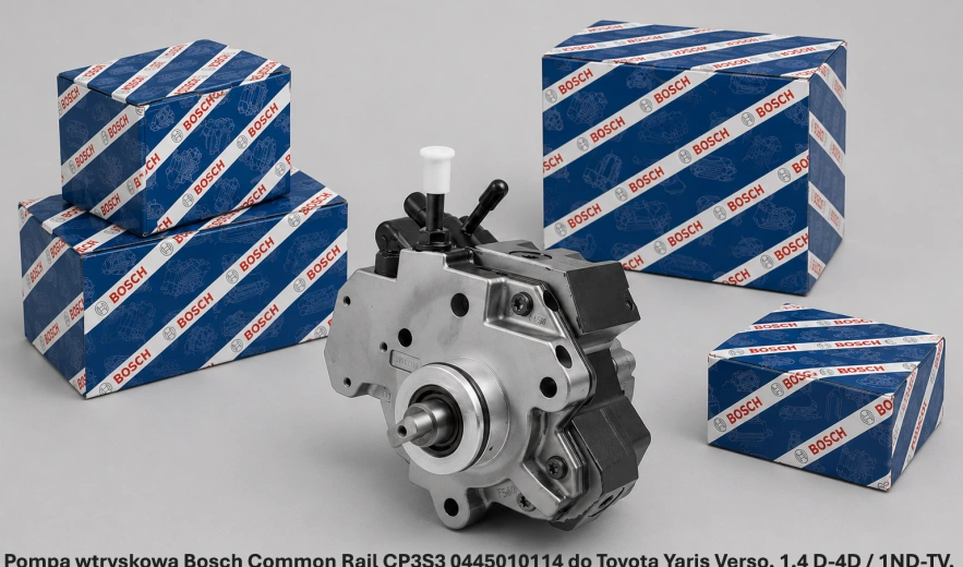 Pompa wtryskowa Bosch Common Rail CP3S3 0445010114 do Toyota Yaris Verso, 1.4 D-4D / 1ND-TV, - nowa, regeneracja, cena