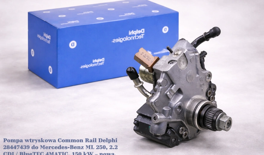 Pompa wtryskowa Common Rail Delphi 28447439 do Mercedes-Benz ML 250, 2.2 CDI / BlueTEC 4MATIC, 150 kW – nowa, regeneracja
