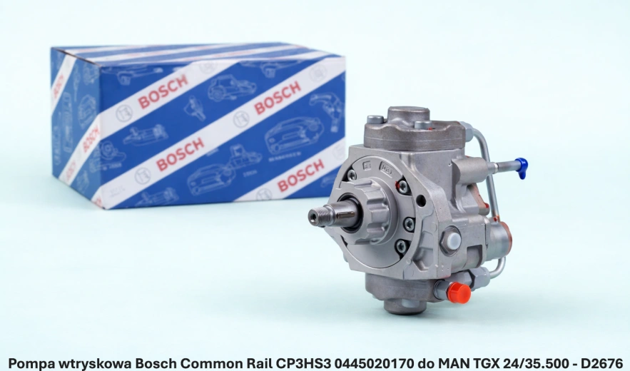Pompa wtryskowa Bosch Common Rail CP3HS3 0445020170 do MAN TGX 24/35.500 - D2676 - nowa, regeneracja, cena