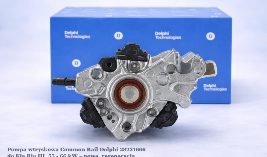 Pompa wtryskowa Common Rail Delphi 28231666 do Kia Rio III, 55 - 66 kW – nowa, regeneracja