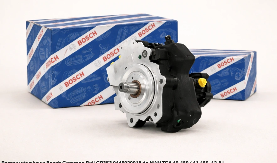 Pompa wtryskowa Bosch Common Rail CP3S3 0445020018 do MAN TGA 40.480 / 41.480, 12.8 l, D2876 LF12 / LF25 - nowa, regeneracja, cena