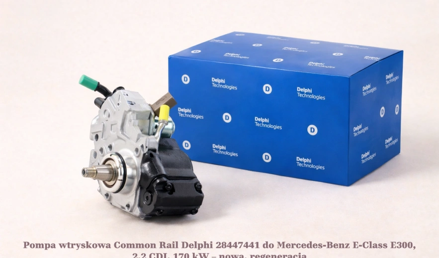 Pompa wtryskowa Common Rail Delphi 28447441 do Mercedes-Benz E-Class E300, 2.2 CDI, 170 kW – nowa, regeneracja