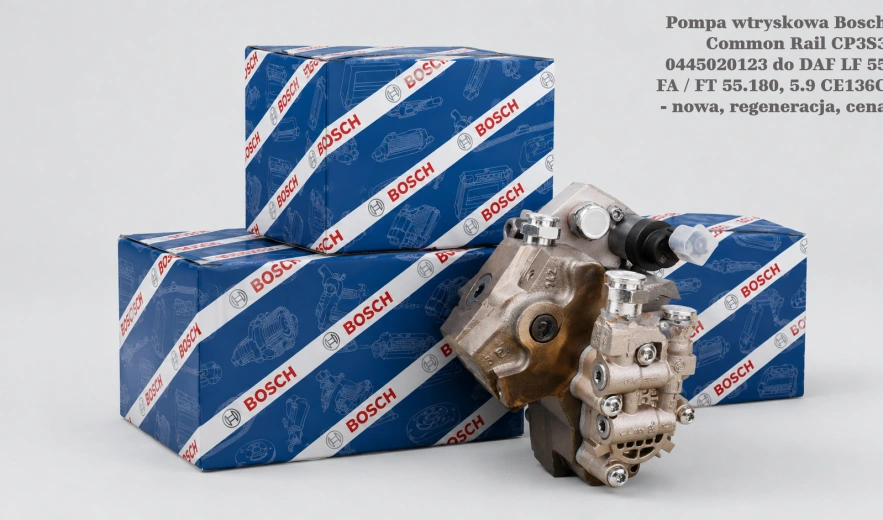 Pompa wtryskowa Bosch Common Rail CP3S3 0445020123 do DAF LF 55 FA / FT 55.180, 5.9 CE136C - nowa, regeneracja, cena