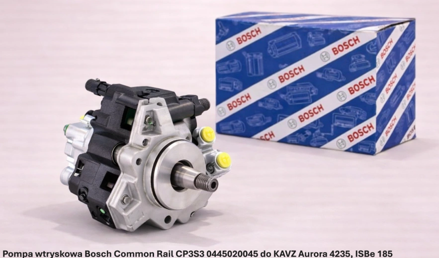 Pompa wtryskowa Bosch Common Rail CP3S3 0445020045 do KAVZ Aurora 4235, ISBe 185 - nowa, regeneracja, cena
