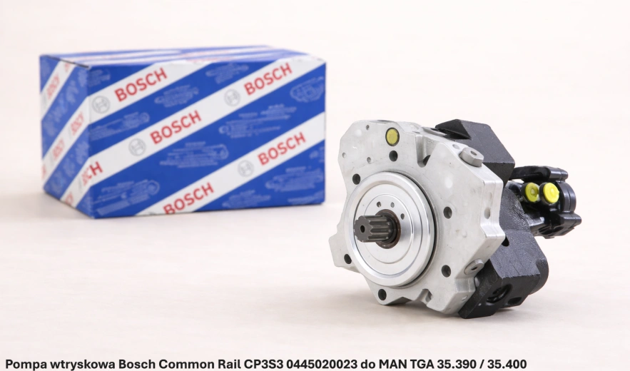 Pompa wtryskowa Bosch Common Rail CP3S3 0445020023 do MAN TGA 35.390 / 35.400 – D2066 LF02/LF12 - nowa, regeneracja, cena