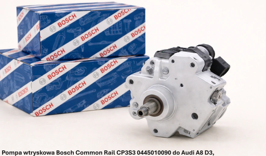 Pompa wtryskowa Bosch Common Rail CP3S3 0445010090 do Audi A8 D3, 3.0 TDI - nowa, regeneracja, cena