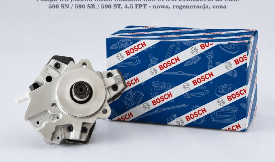 Pompa wtryskowa Bosch Common Rail CP3S3 0445020149 do Case 590 SN / 590 SR / 590 ST, 4.5 FPT - nowa, regeneracja, cena