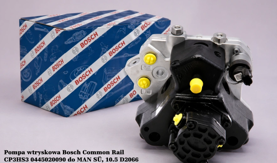 Pompa wtryskowa Bosch Common Rail CP3HS3 0445020090 do MAN SÜ, 10.5 D2066 - nowa, regeneracja, cena