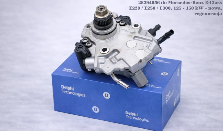 Pompa wtryskowa Common Rail Delphi 28294056 do Mercedes-Benz E-Class E220 / E250 / E300, 125 - 150 kW – nowa, regeneracja
