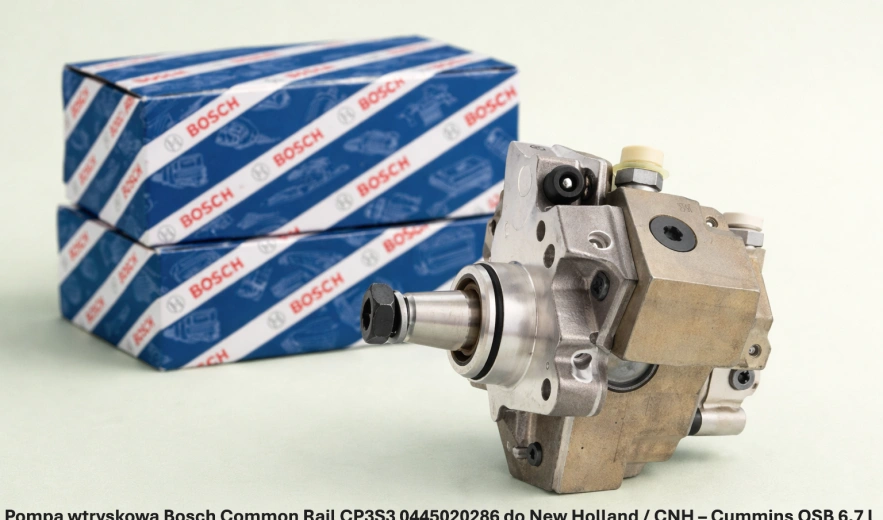 Pompa wtryskowa Bosch Common Rail CP3S3 0445020286 do New Holland / CNH – Cummins QSB 6.7 l - nowa, regeneracja, cena